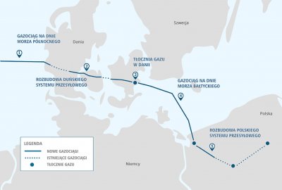 Gaz-System w Danii i Polsce przygotowuje teren pod budowę Baltic Pipe