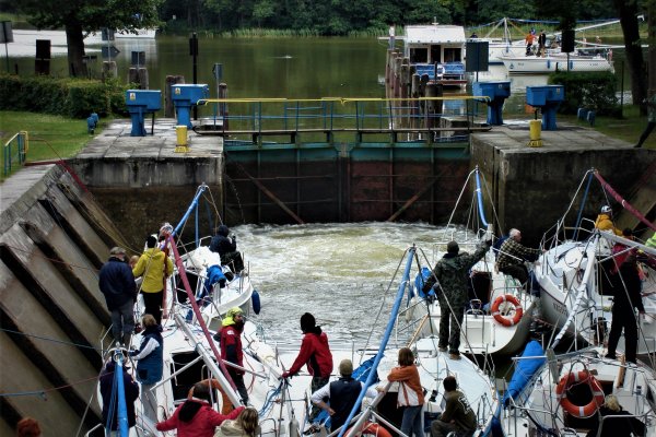 Budowa nowej śluzy Guzianka II na ukończeniu