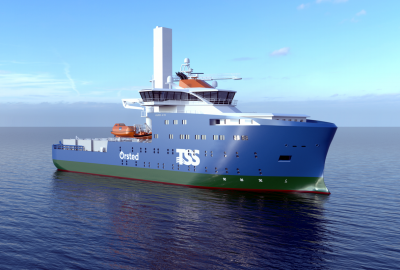 Nowy statek do obsługi morskich farm wiatrowych dla Tajwanu