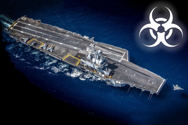 Koronawirus u prawie połowy załogi francuskiego lotniskowca Charles de Gaulle