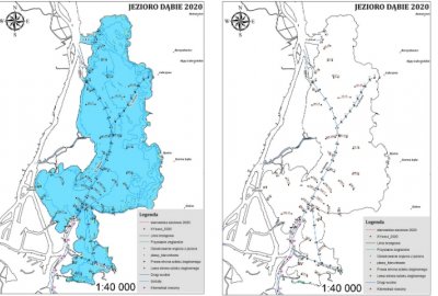 Opublikowano mapy Jeziora Dąbie