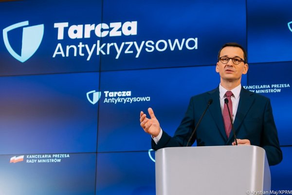 Morawiecki: tarcza antykryzysowa i finansowa mają służyć ratowaniu miejsc pracy