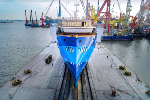 W chińskiej stoczni zwodowano kolejny statek ekspedycyjny SunStone Ships projektu Ulste...