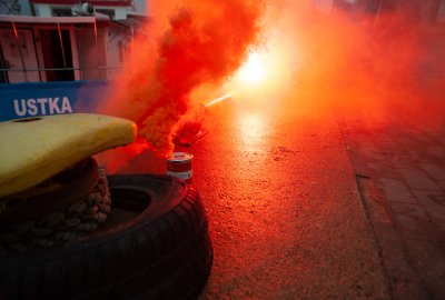 Protest rybaków