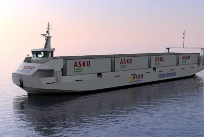Wizualizacja autonomicznych promów, które zbuduje stocznia CSL w Indiach. Ilustr.: Cochin Shipyard Indyjska stocznia CSL zbuduje autonomiczne statki dla Norwegii