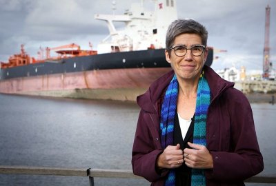 Jutta Paulus. Fot.: Port Rotterdam Komisja środowiska za włączeniem transportu morskiego do systemu ETS