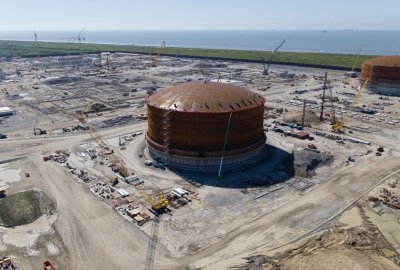 Zakończono budowę drugiego zbiornika LNG amerykańskiego partnera PGNiG...