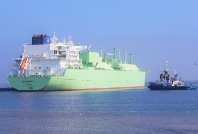 99 dostawa LNG do Terminalu LNG (Fot.: Polskie LNG) Sasin: w piątek setna dostawa do gazoportu w Świnoujsciu
