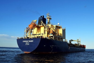 Chemikaliowiec Curacao Trader. Fot.: Lomar Shipping Trzynastu marynarzy porwanych ze zbiornikowca na Zatoce Gwinejskiej