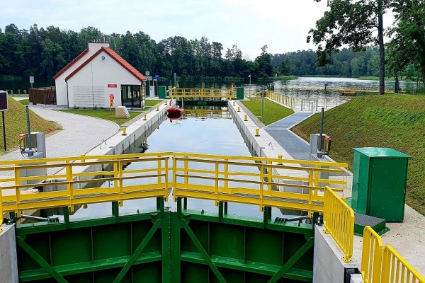 Śluza Guzianka II oddana dla żeglarzy