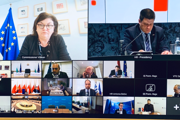 Wideokonferencja z udziałem ministrów transportu