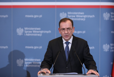 Minister Mariusz Kamiński (Fot.: MSWiA) Szef MSWiA: w najbliższych dniach decyzja dotycząca otwarcia granic Polski