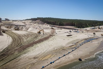 Na terenie przekopu Mierzei prawdopodobnie znajduje się 6,9 ton bursztyn...