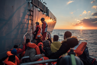 Zatrzymano łódź z blisko 280 migrantami na pokładzie