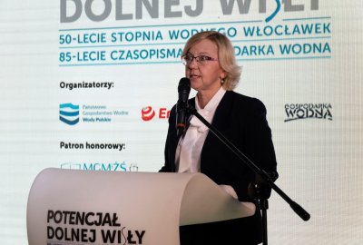 Anna Moskwa, wiceminister MGMiŻŚ Potencjał gospodarczy Dolnej Wisły. Konferencja naukowa