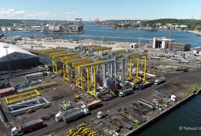 Fot.: Tadeusz Urbaniak / Port Gdynia SA ISO 45001:2018 dla Portowego Zakładu Technicznego SA
