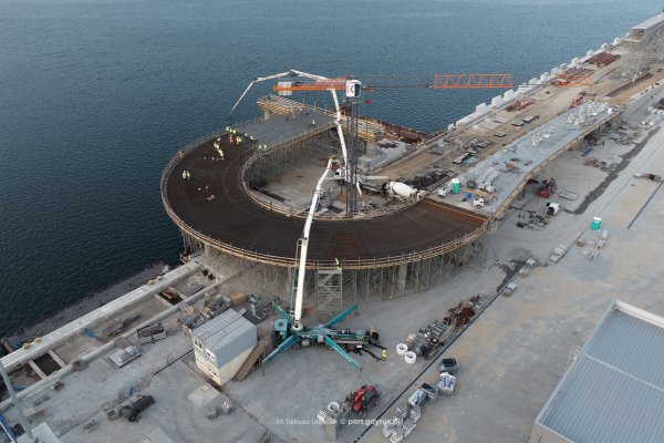 Kolejny etap budowy Publicznego Terminalu Promowego