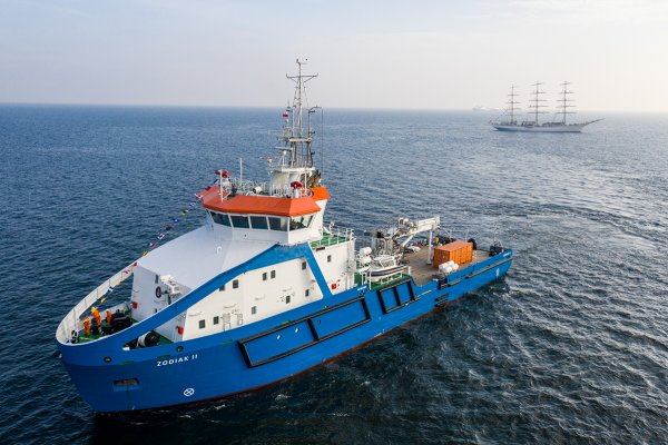 Zodiak II dla Urzędu Morskiego w Gdyni uroczyście ochrzczony [VIDEO, ZDJĘCIA]