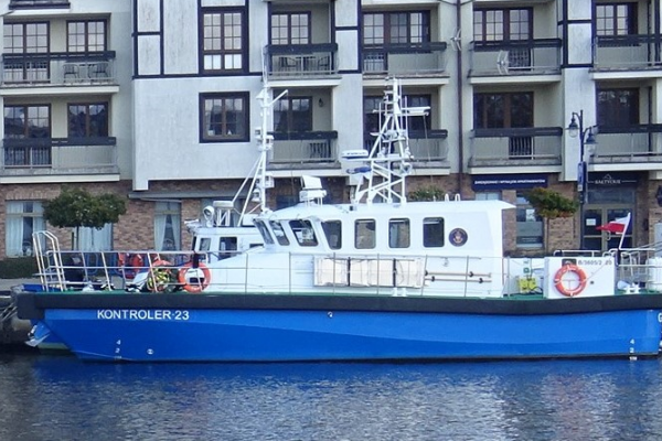 Jednostka kontrolno-inspekcyjna Kontroler 23 rozpoczęła służbę w usteckim porcie