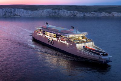 Wizualizacja promu dla P&O Ferries ABB wyposaży nowe promy P&O Ferries