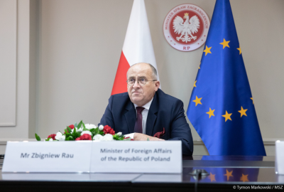 Fot.: Tymon Markowski / MSZ Rau: zatrzymanie budowy Nord Stream 2 całkowicie możliwe