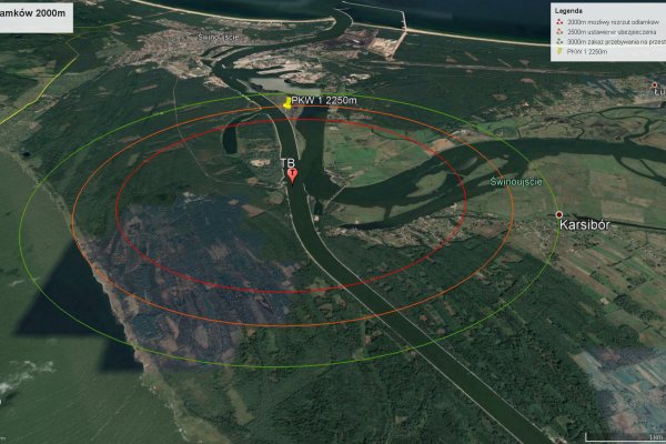 Zakończył się pierwszy dzień przygotowań do neutralizacji bomby Tallboy w Świnoujściu...