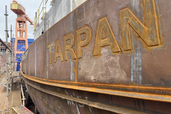 Trwają prace przy budowie lodołamaczy dla Szczecina