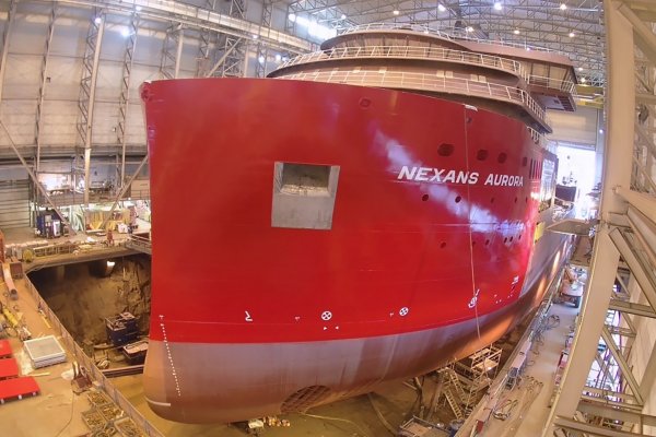 Trwa wyposażanie kablowca Nexans Aurora