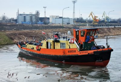 Lodołamacz Borsuk (Fot.: Wody Polskie) Wody Polskie przygotowane do zimy