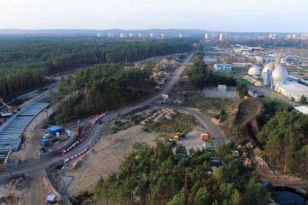 Rusza montaż maszyny drążącej tunel łączący Uznam i Wolin [VIDEO]