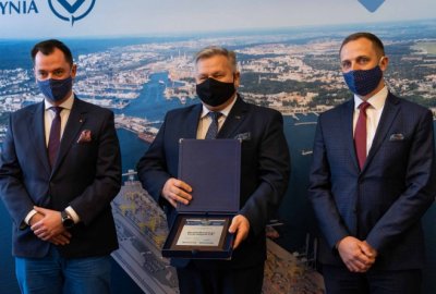 Port Gdynia SA z nagrodą Symbol Polskiego Sukcesu 2020 Port Gdynia SA z nagrodą