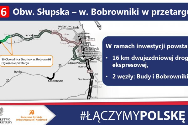 Ministerstwo Infrastruktury: Inwestujemy w nowe drogi na Pomorzu