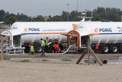 Cysterny ze skroplonym gazem ziemnym (Fot.: Sławomir Lewandowski) PKP Cargo planuje rozwój przewozu LNG przy wzroście zainteresowania ze strony PGNiG