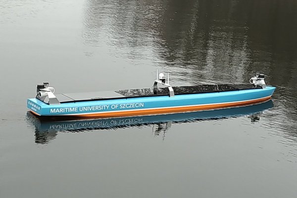 Testy statku autonomicznego Akademii Morskiej w Szczecinie