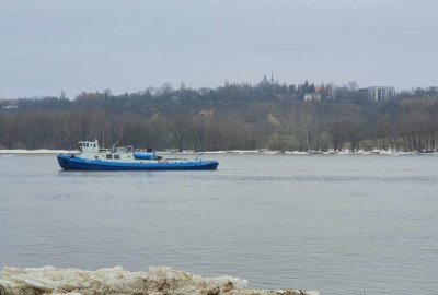 Akcja lodołamania na Środkowej Wiśle zakończona sukcesem [VIDEO]