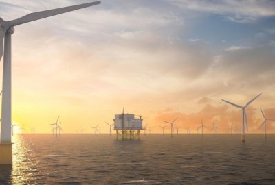 Fot.: mat. pras. Hitachi ABB Power Grids zdobywa kontrakt dla największej na świecie morskiej farmy wiat...