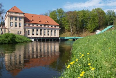 Elektrownia Wodna Gałąźnia Mała (Fot.: Energa OZE) Elektrownia Wodna Gałąźnia Mała na rzece Słupi będzie modernizowana