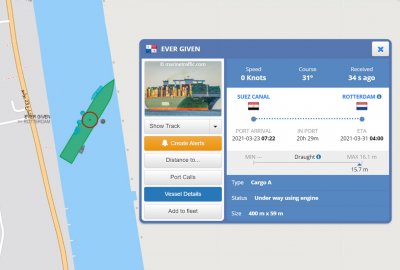 W USA ropa zyskuje po zablokowaniu Kanału Sueskiego