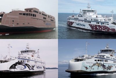 BC Ferries ujawnia nazwę czwartego promu klasy Salish
