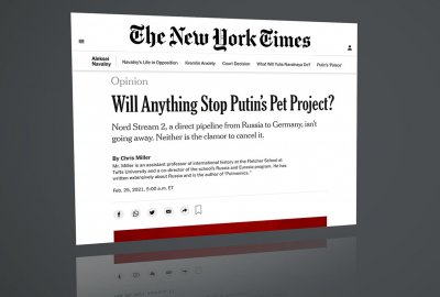 ''New York Times'': czy cokolwiek powstrzyma Nord Stream 2 Putina?