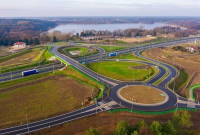 Węzeł Przybiernów (Fot.: ZMPSiŚ SA) W 2024 roku z terminalu kontenerowego drogą ekspresową do granicy z Czechami