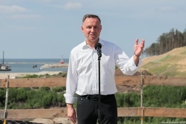 Duda: przekop Mierzei Wiślanej ma być jednym z impulsów rozwoju Polski