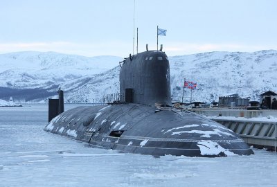 Główna jednostka projektu 885 Jasień, nosząca nazwę Siewierodwińsk (Fot.: Wikipedia) Okręt atomowy Kazań dołączył do Floty Północnej