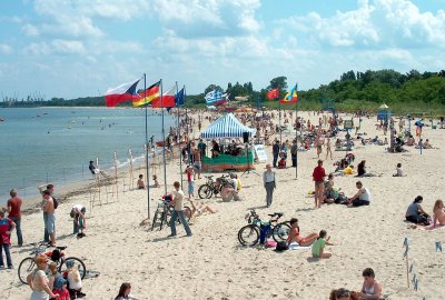 Plaża Gdańsk Brzeźno (Fot.: Wikimedia Commons) Latem w Gdańsku będzie sześć kąpielisk morskich
