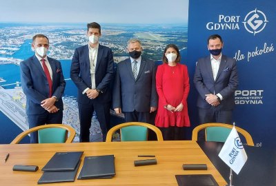 Fot.: mat. pras. Współpraca między Ørsted i Zarządem Morskiego Portu Gdynia SA