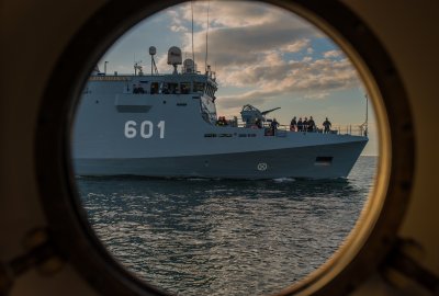 ORP Kormoran (Fot.: bsmt Michał Pietrzak) Na Bałtyku zakończyły się ćwiczenia MW i NATO