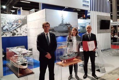 Remontowa Shipbuilding SA z nagrodą Defender MSPO 2021 w Kielcach