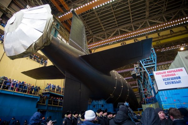 Na północy Rosji zwodowano okręt atomowy Krasnojarsk