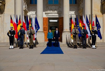 Morawiecki: Omówiliśmy z kanclerz Niemiec tematy Nord Stream 2 