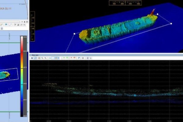 Wyprawa Zodiak II. Pomiary w rejonie wraku domniemanego Karlsruhe